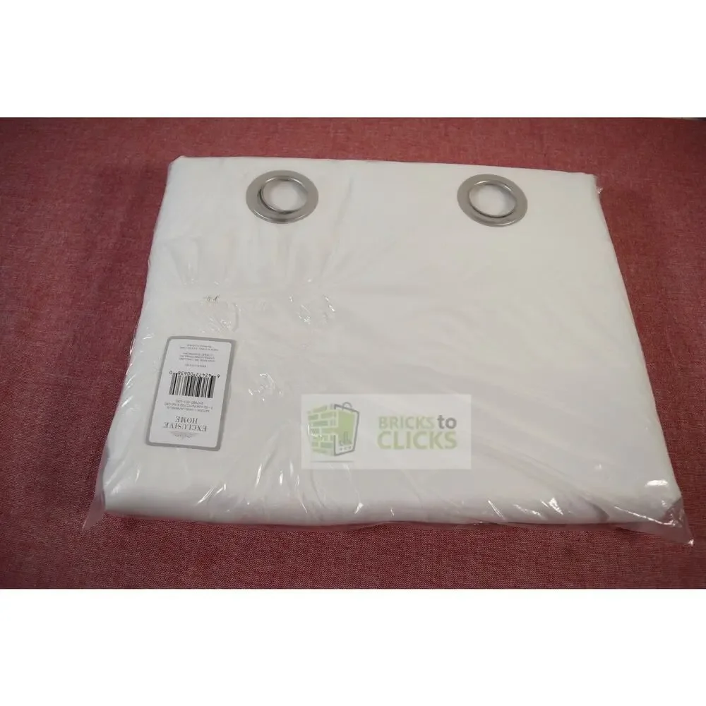 Exclusive Home Sateen Twill Weave Insulated Blackout Grommet Top Curtain Panels#